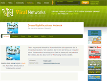 Tablet Screenshot of dreamstylevacations.viralnetworks.com