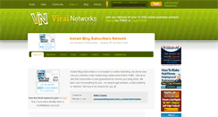 Desktop Screenshot of instant-blog-subscribers.viralnetworks.com