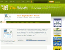 Tablet Screenshot of instant-blog-subscribers.viralnetworks.com